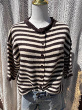 Load image into Gallery viewer, Cocoa Striped Cardigan
