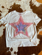 Load image into Gallery viewer, Star Patchwork tee
