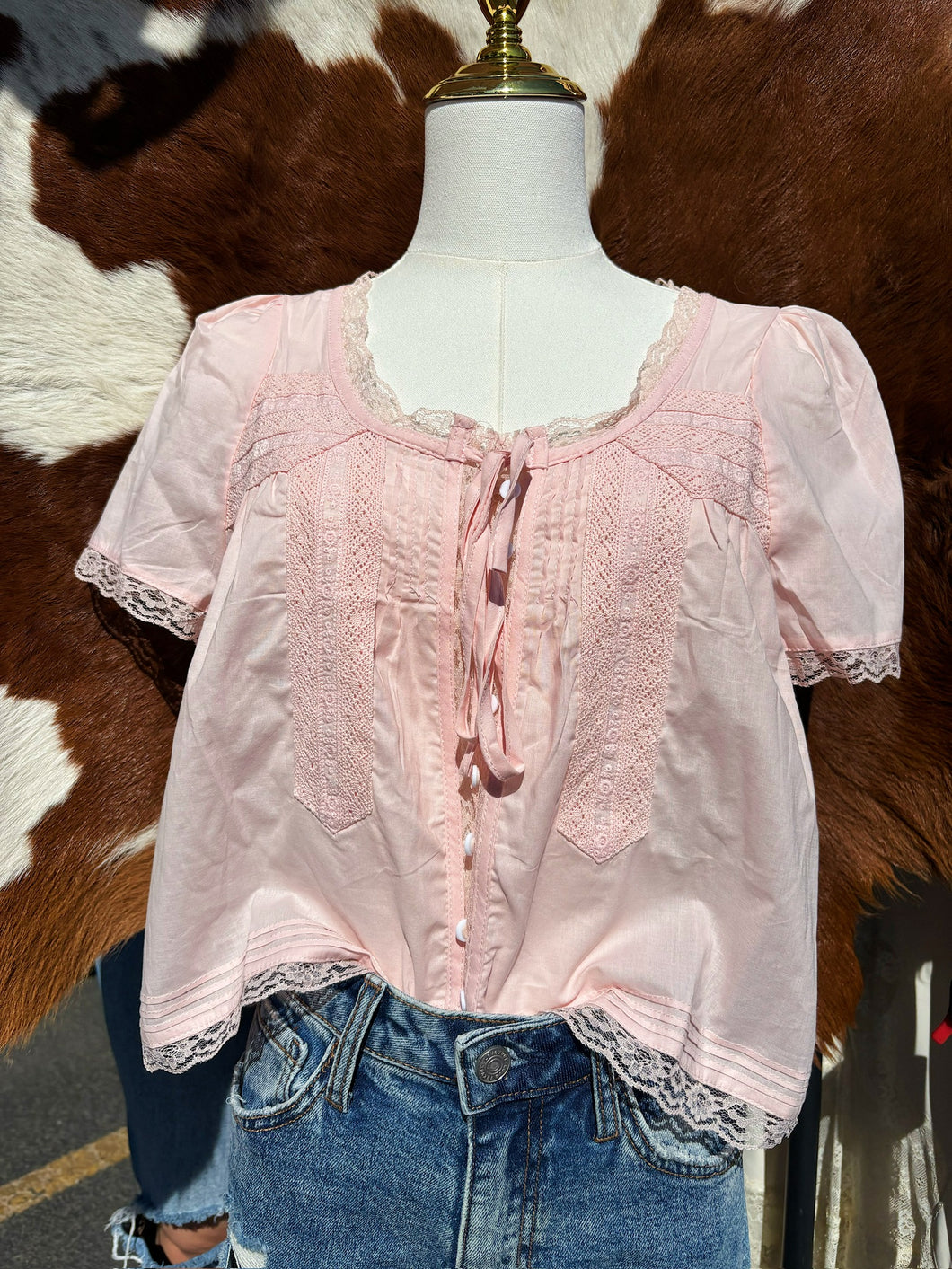 Pink Posie Top