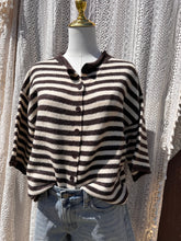 Load image into Gallery viewer, Cocoa Striped Cardigan
