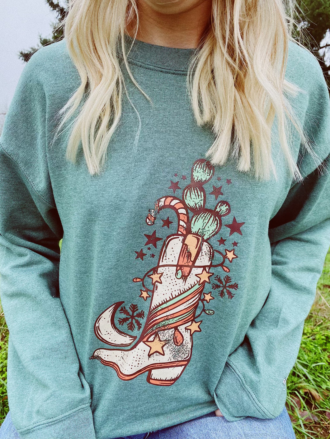 Cowboy Christmas Crewneck