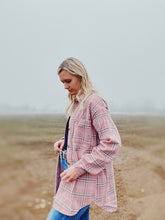 Load image into Gallery viewer, Pretty In Pink Flannel
